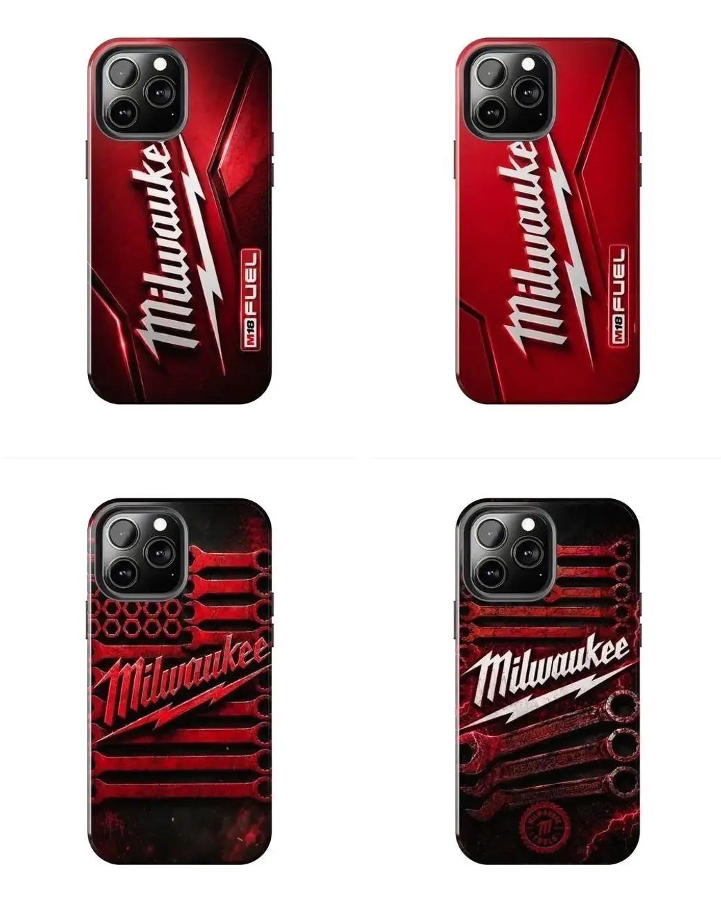 MilwaukeeS Tool Heavy Duty Phone Case for iPhone 17 - 11 Pro Max Plus Mini X XR XS 7 8 Plus or SAMSUNG GALAXY S25 - S21 Ultra Plus A M18 FUEL GOHOP5