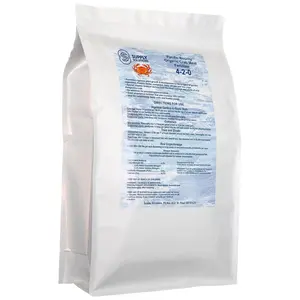Organic Crab Meal Fertilizer 4-2-0 18% Calcium Natural Soil Amendment for Garden Lawn & Flower Beds Improves Health & Boosts Growth 20 Pounds