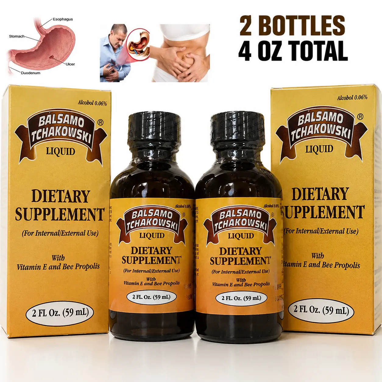 Balsamo Tchakowski 2 bottles (2oz each bottle )