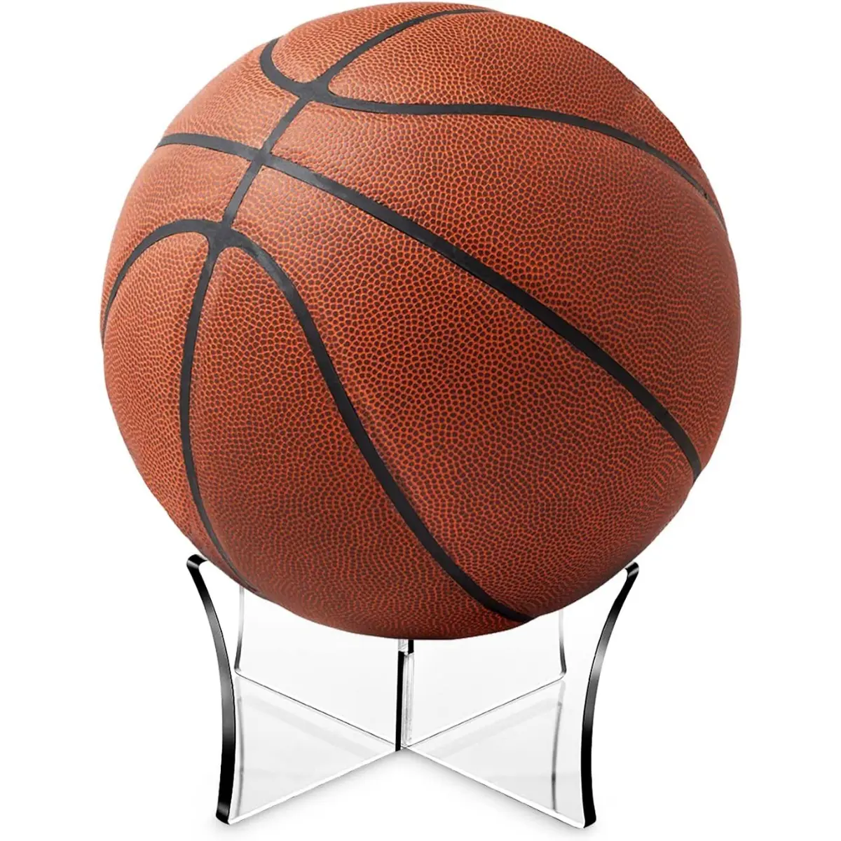 Acrylic Display Rack, Ball Stand Holder for Basketball, Football, Softball, Volleyball, Baseball (1 PC)