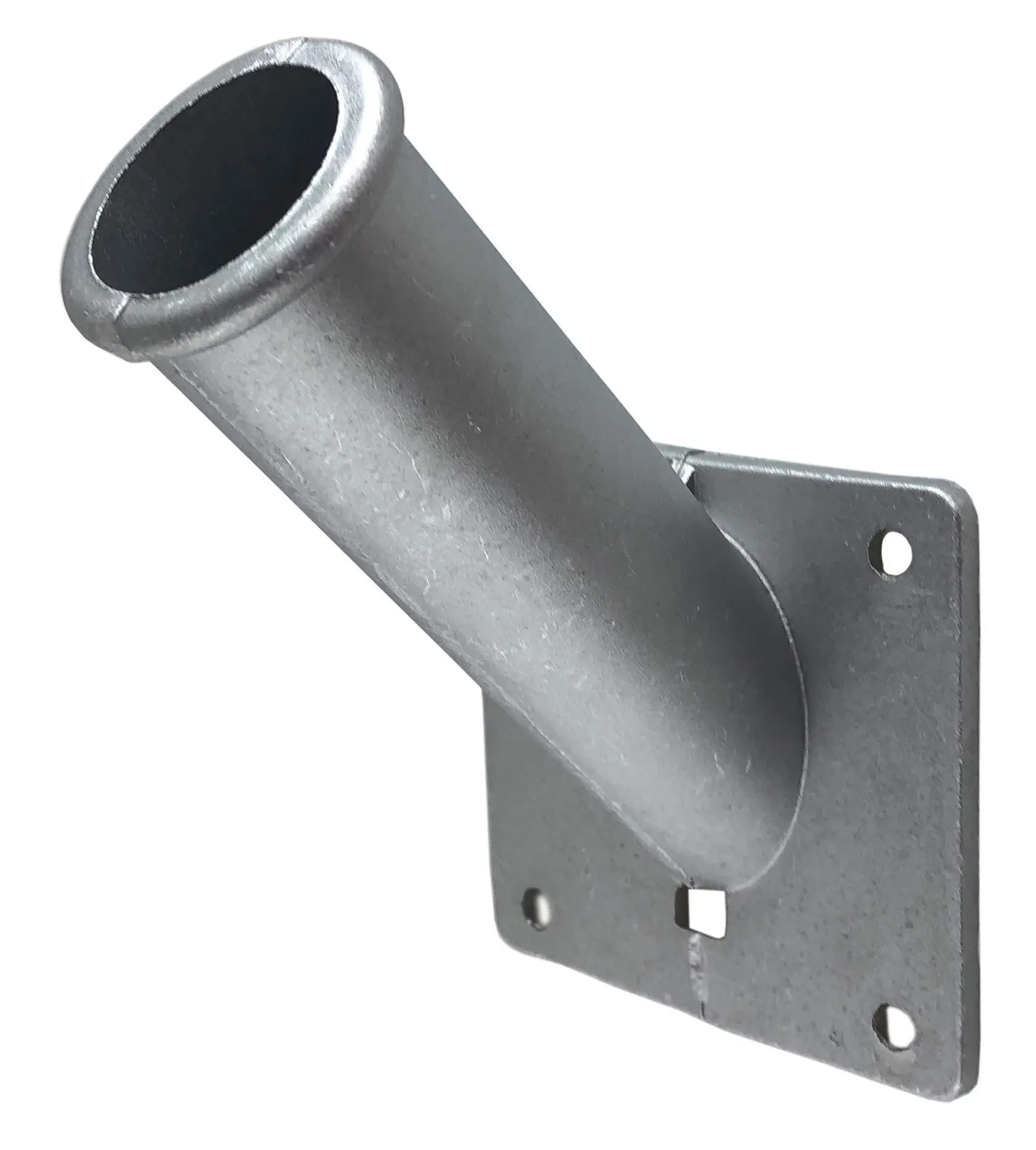 Green Grove Products Aluminum Flag Pole Bracket Fits 1.25'' Poles Gray