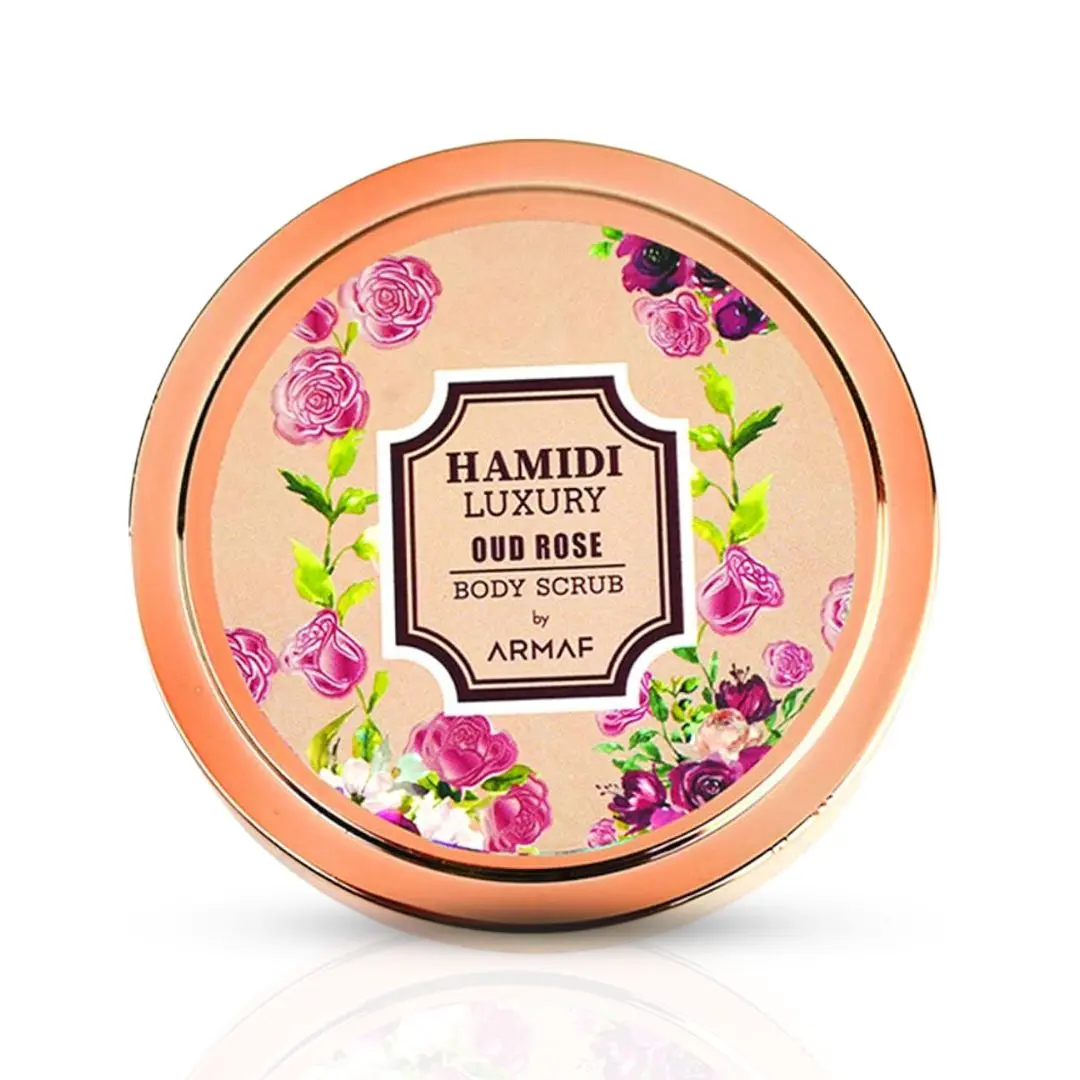 LUXURY OUD ROSE BODY SCRUB 250ML (8.4 OZ) By Hamidi