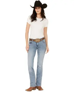 Wrangler Women's Nadia Medium Wash Mid Rise Ultimate Riding Bootcut Stretch - 112344924