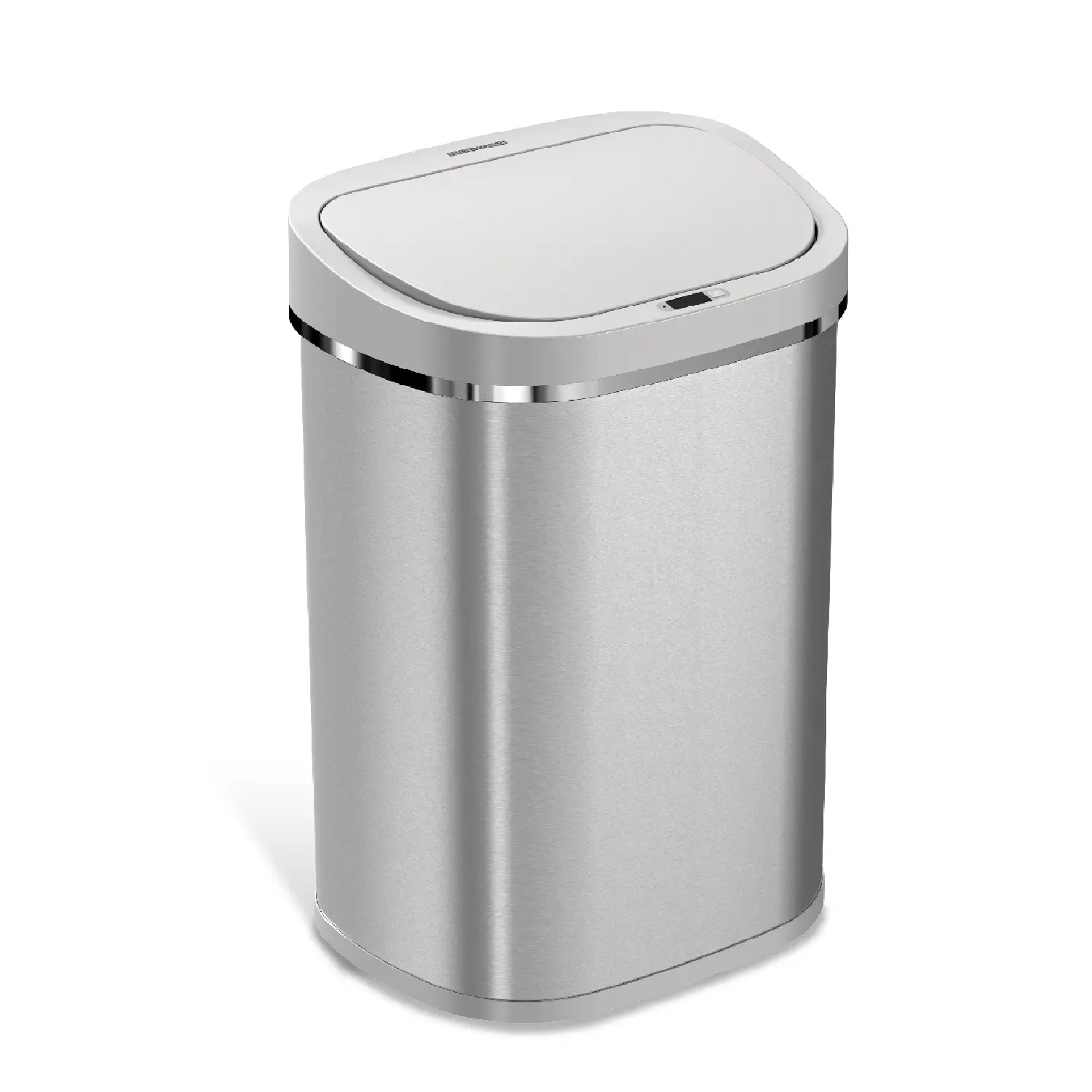 NINESTARS Motion Sensor Trash Can, Multiple Size Small to X Large, 21 Gallon and 13 Gallon, Automatic Touchless Infrared Motion Sensor Trash Can, Heavy Duty Stainless Steel