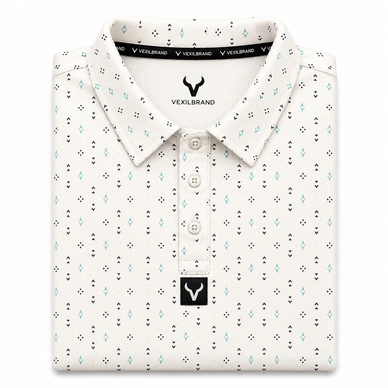Vexil Brand - Polo - Aztec Ivory - White