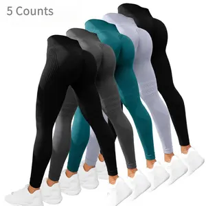 Grey Sweatpants Women Essential High-Waisted Joggers with Pockets Cuffed Hem Buttery Soft Non-Sheer Perfect Sweatpants Outfit for Daily Wear 90% Nylon 10% Spandex High-Waist Control Seamless Comfort Moisture-Wicking 5 Counts