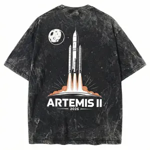 Artemis II 2026 Rocket Launch Wash T-Shirt