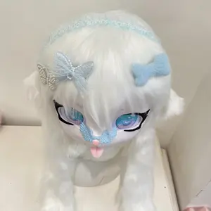 Fursuits head animal head Sheep furry head cute dog head halloween role-playing costume cosplay comic exhibition masks