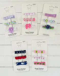 Assorted Clip Set Trio #2 for Hair, girl, baby, toddler