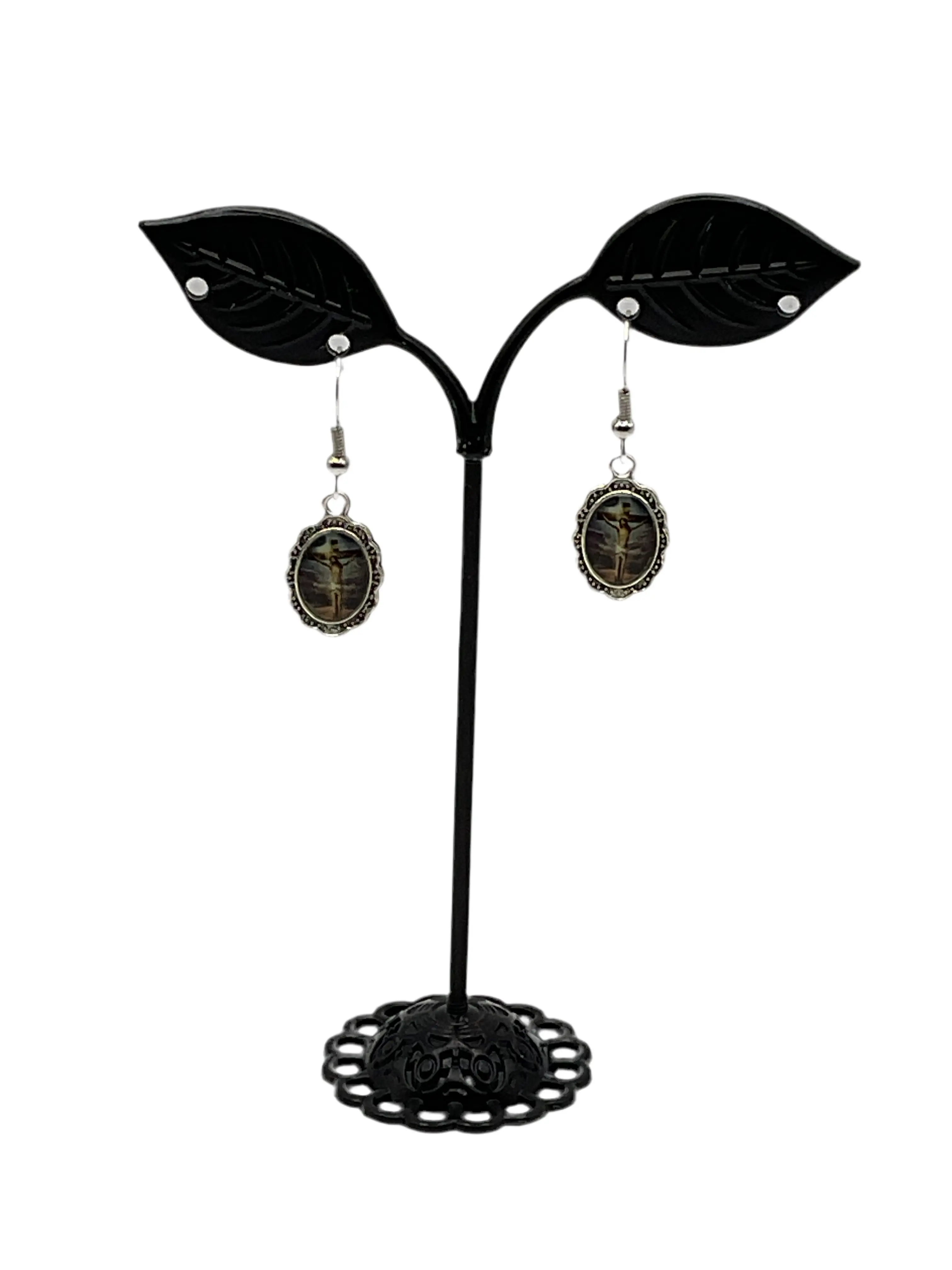 Jesus On Cross Earrings