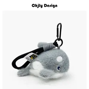 Cute Bag chain Creative Plush Small Pendant Plush Toy Dolphin Doll Bag Charm Keychain