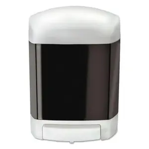 212 MAIN 50oz Anti-Bacterial Bulk Soap Dispenser - White Restroom Soap Canister with Push Bar, Easy Refill