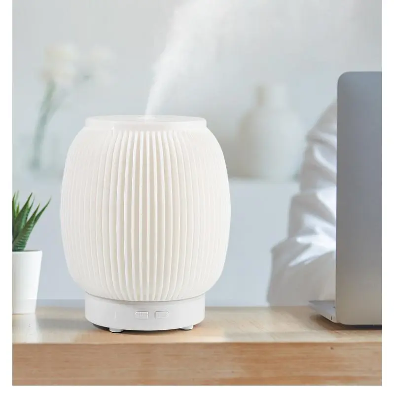 200ml Capacity USB-Powered Ultrasonic Aromatherapy Lantern Diffuser - Miniature 130*155mm, Essential Oil Compatible, Quiet Mode, LED Light Ambient Lighting, Home Humidifier Fragrance Sprayer, Sleep Aid Gift