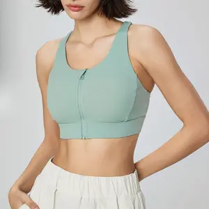 workout sets women cup sports bra volleyball spandex parke shorts  Nightwear sports bra multi pack Medium strength cool zipper shock-proof sports underwear women's summer naked beauty back yoga bra running fitness vest sport bra set active top