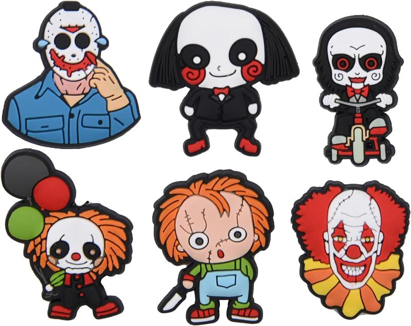 Lot of 30, 50, 100pcs Kid's Lovely Cartoon Shoe Charms Men Women Shoes Decoration for Boys Girls Birthday Gifts