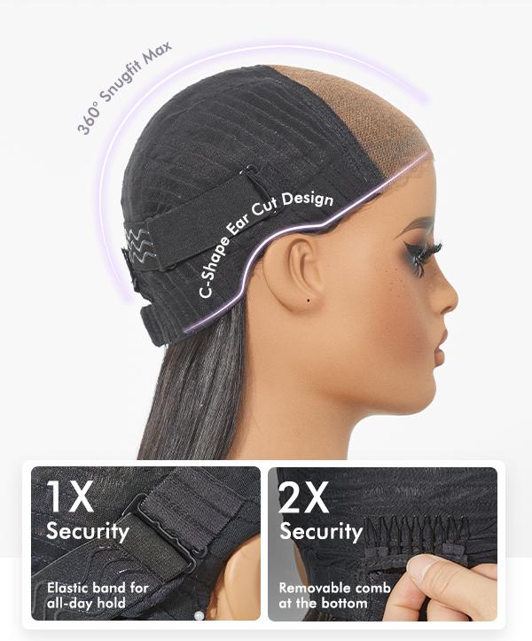 Luvme All Day Comfort Wig Glueless 7x6 Closure Pre Plucked Pre Bleached Pre Cut HD Lace Loose Body Wave Long Wig  Ready To Go