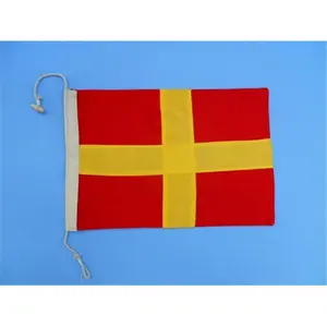 Handcrafted Model Ships  Letter R Cloth Nautical Alphabet Flag - 20 in. Decorative Accent