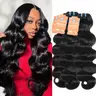 MISSTOO 15A 100% Brazilian Human Hair Body Wave Bundles Unprocessed Raw Hair Weave Sew In/Quick Weave Hair Bundles Natural Wavy Hair