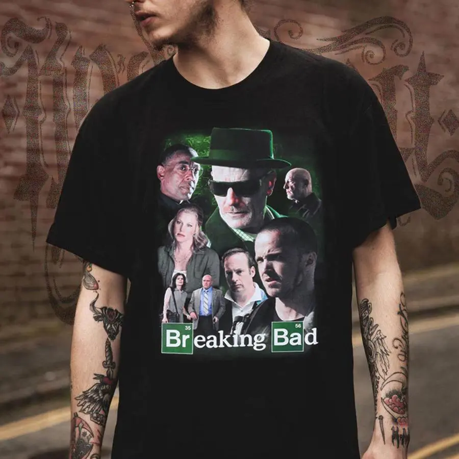 Breaking Bad Vintage Movie Character Graphic T-Shirt All Size S-5XL HGC31715
