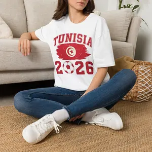 Tunisia Soccer 2026 T-Shirt — Vintage Flag Football Tee