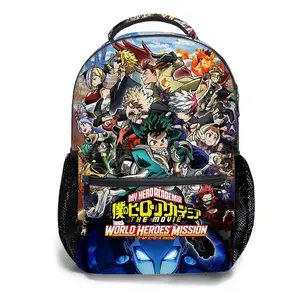 My-Hero-Academia--Backpacks for Girls, Cute School Backpack for Girls Boys, Aesthetic Bookbag for Teens, Lightweight Classic Backpack for Travel, Work, Picnic A-53