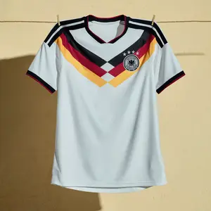 2026 Germany National Soccer Team Style Jersey Home Shirt, Patriotic Football Jersey, All Over Print Unisex Soccer Jersey, Sports Fan Apparel Top