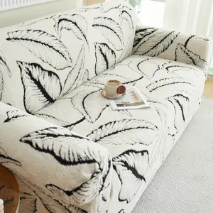 Thick Winter Sofa Cover, Anti-Dirty Pet-Friendly Fabric, Available for 1/2/3/4 Seater Sofas, Rich Colors, Durable Design, Washable Sofa Slipcover