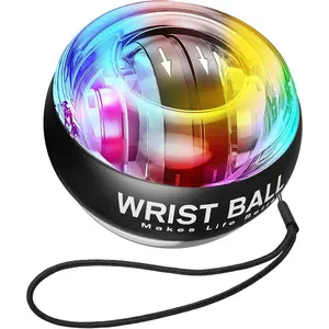 Wrist Trainer Ball Auto-Start Gyroscopic Forearm Exerciser Gyro Ball for Strengthen Arms, Fingers, Bones and Muscles