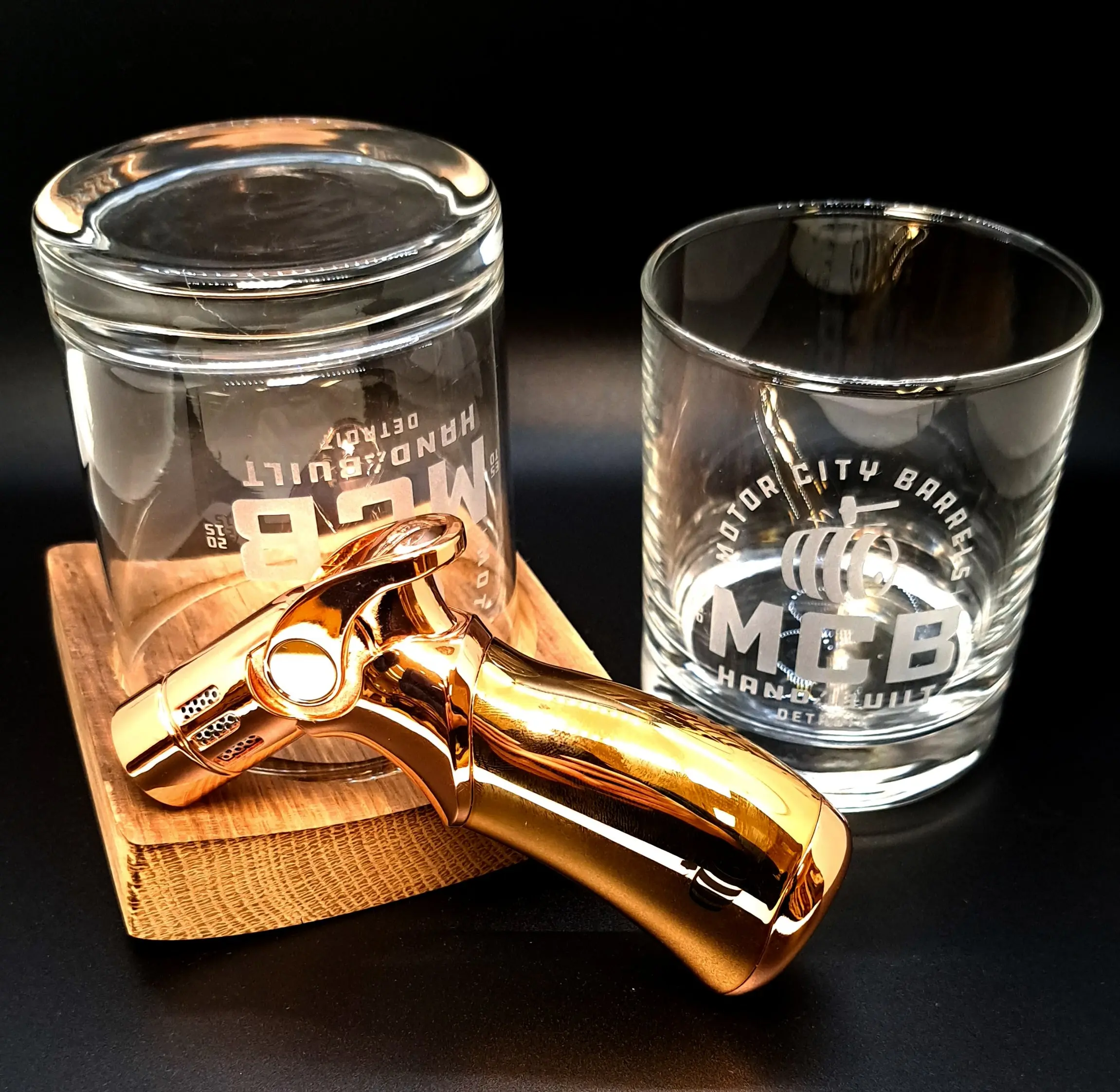 Infusion Series Cocktail Kit & Flavored Wood Chips Combo Set Tin Utensils