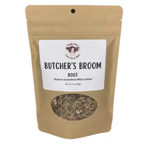 Witchy Pooh's Butcher's Broom Root Dried Strengthen Psychic Abilities