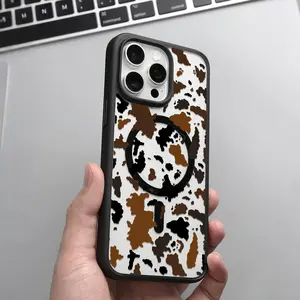 Camo Pattern Clear Magnetic Phone Case, Compatible with MagSafe Silicone Bumper Protective Cover For iPhone X XSMAX 11 12 13 14 15 16 17 Pro Max Plus Air Sitka