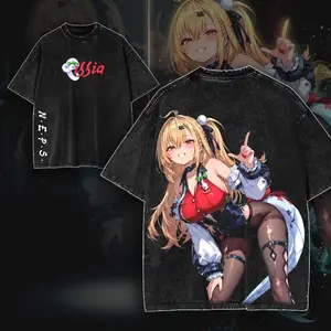 Cissia Zenless Zone Zero ZZZ Game Glitch Graphic T-shirt Streetwear Oversized Bungie Fan Gift Heavyweight Aesthetic Print Unisex Top 5E2