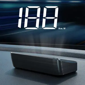 Car GPS HUD Head Up Display, Windshield Digital Speedometer Projector, Multifunctional Driving Data Monitor, Easy Install Universal Car Speed Meter for Safe Driving