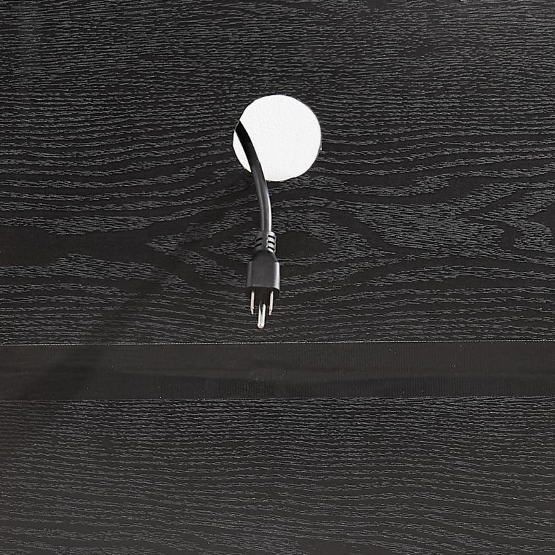 TV Stand Electric Fireplace  Glass Shelves, 3D Fireplace TV Stand with LED Lights Wood with USB Charging Outlet Modern Television Table Center for TV up to 62", 58''W*15.5''D*24.4