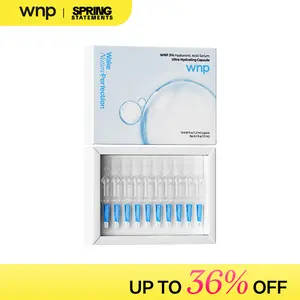 [WNP Official] 10 Vials Pack – 3% Hyaluronic Acid Serum | Travel-Friendly | Fresh Dose Hydration Boost for Radiant Skin | Ideal Gift for Skincare Lovers