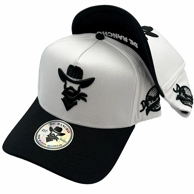 De rancho a-frame hat (White/Black)
