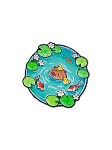 Adorable Frog Raccoon Capybara Brooch Pin, Hat Pins, Animal Theme Backpack & Hat Decoration, Perfect Gift for Friends, Cute Design, All Seasons Wear