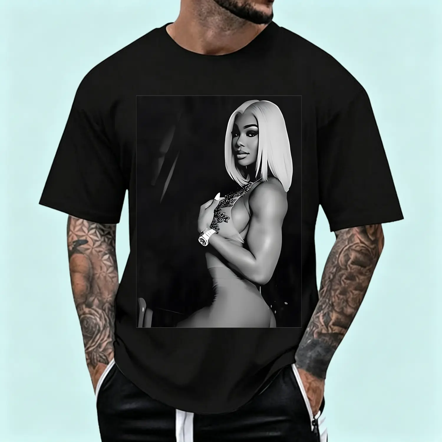 Jade Cargill Cotton T Shirt Wrestling Cotton T Shirt WWE Wrestling Gift Sports Cotton T Shirt Gift For Him Gift For Her Hoodie Sweatshirt Streetwear Fan Apparel Unisex Casual Short Sleeve Comfortable 100 Cotton Premium Soft Breathable
