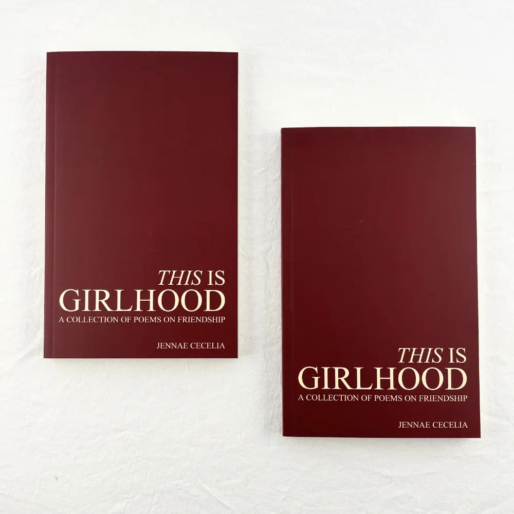 Poetry Book on Friendship: This is Girlhood by Jennae Cecelia (2 Books)