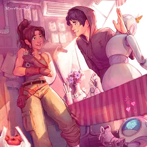Off On The Wrong Foot - Lunar Chronicles Print