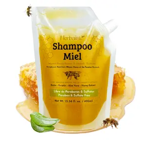 Viral Mayan Honey Shampoo 400 ml (13.5 fl oz), With Real Honey Extract, Strengthens and Restores Hair With Natural Shine, Handcrafted Botanical Hair Cleanser Made in Mexico
