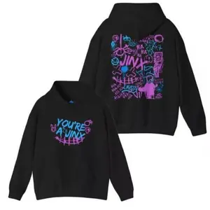 Arcane Jinx League of Legends New Season Unisex Hoodie 2 Sided, Anime Shirt