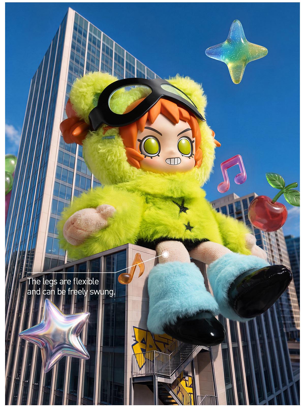 POP MART Peach Riot Fruit Punch Series Plush Doll Pendant