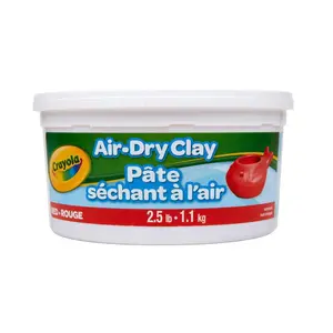 Crayola  2.5 lbs Air Dry Modeling Clay, Red