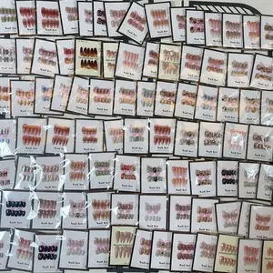 3 Sets Mystery Box Randomly Picked Nails Surprise Box Press on Nails Hand Made Gel Nails Glue Nails Resuable Premium Nails Fancy Event Nails