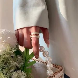 Luna Enamel Ring by House of Tav