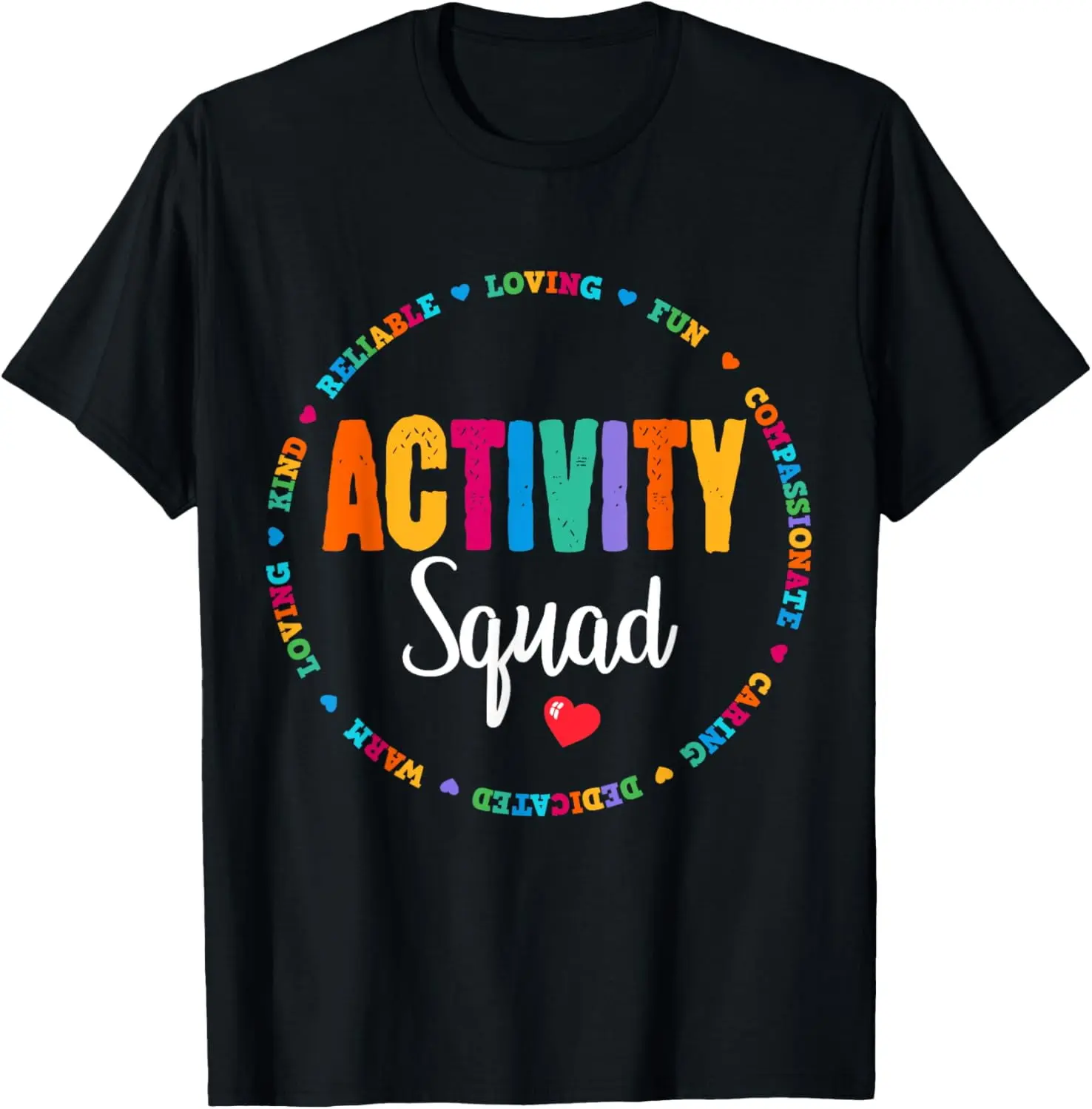 Activity Assistant Squad Team Professionals Week Director Summer Casual Shortsleeve Cotton T-Shirt