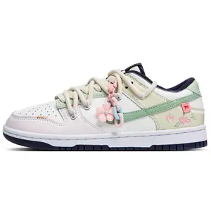 Nike Dunk Low Custom Sneakers for Women with Cushioning and Durability Trending Shoes, House White Official Shoes to Get / Maison Mihara