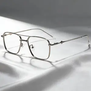 Ultra-Light Metal Eyeglass Frames 145Mm Oversized Unisex Decorative Accessory TR Composite SMA Shape Memory Alloy