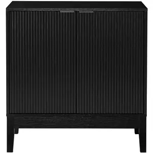 Best Choice Products 2-Door Reeded Storage Cabinet w/ Soft-Close Doors, Multipurpose Accent Furniture